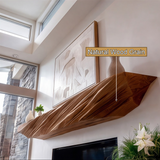 Varell Handcrafted Fireplace Mantel Shelf SPA935440