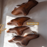 Varellis Live Edge Solid Wood Mushroom Floating Shelf SPA395932 - Timberustic Floating Shelf