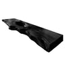Varello Handcrafted Live Edge Solid Wood Floating Bathroom Vanity with Integrated Sink Black - Timberustic Floating Bathroom Vanity with Integrated Sink