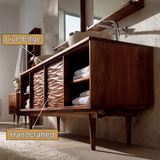 Varello Handcrafted Solid Wood Freestanding Bathroom Vanity with Cabinet - Timberustic Freestanding Bathroom Vanity with Cabinet