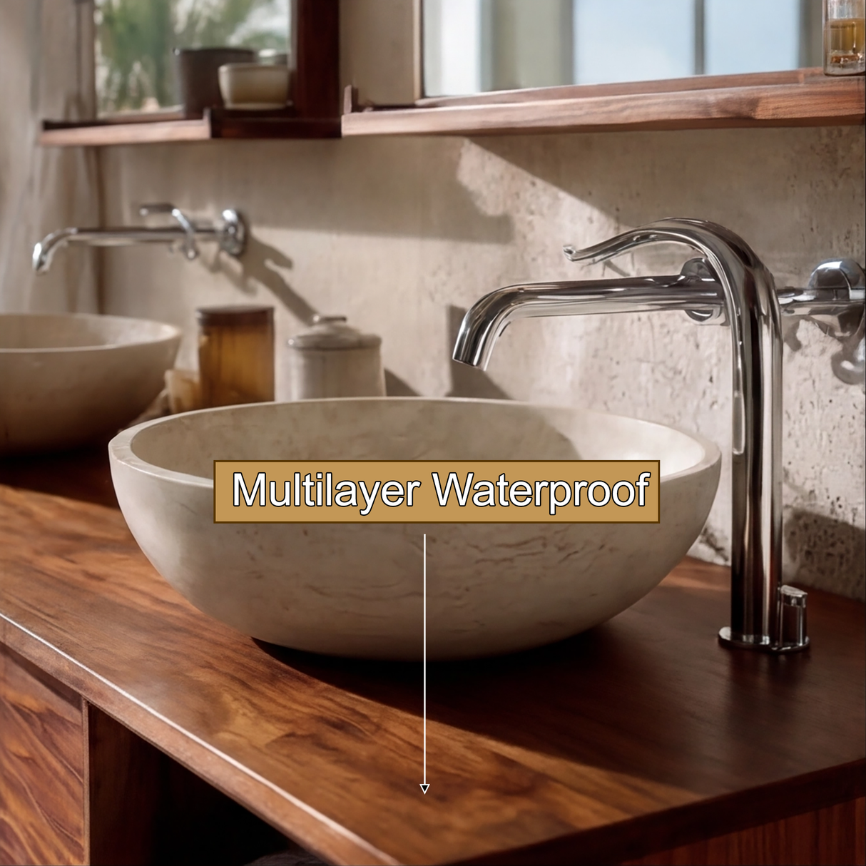 Varello Handcrafted Solid Wood Freestanding Bathroom Vanity with Cabinet - Timberustic Freestanding Bathroom Vanity with Cabinet