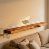 Vareon Live Edge Solid Wood Floating Shelf SPA941384 - Timberustic Floating Shelf