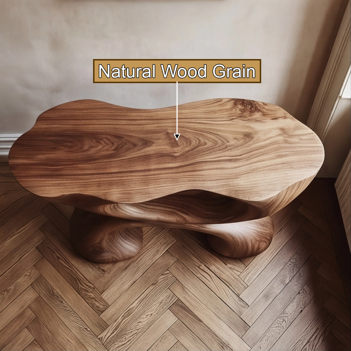 Varethyn Sculpted Solid Wood Console Table - Timberustic Console Table