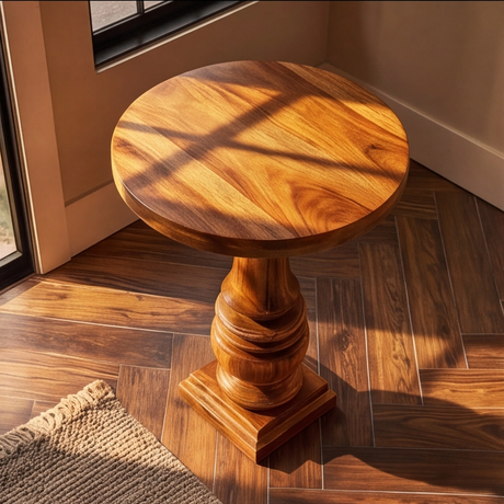 Varnel Solid Wood Pedestal Stand - Timberustic Pedestal Stand