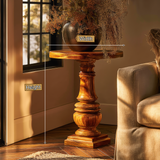 Varnel Solid Wood Pedestal Stand - Timberustic Pedestal Stand