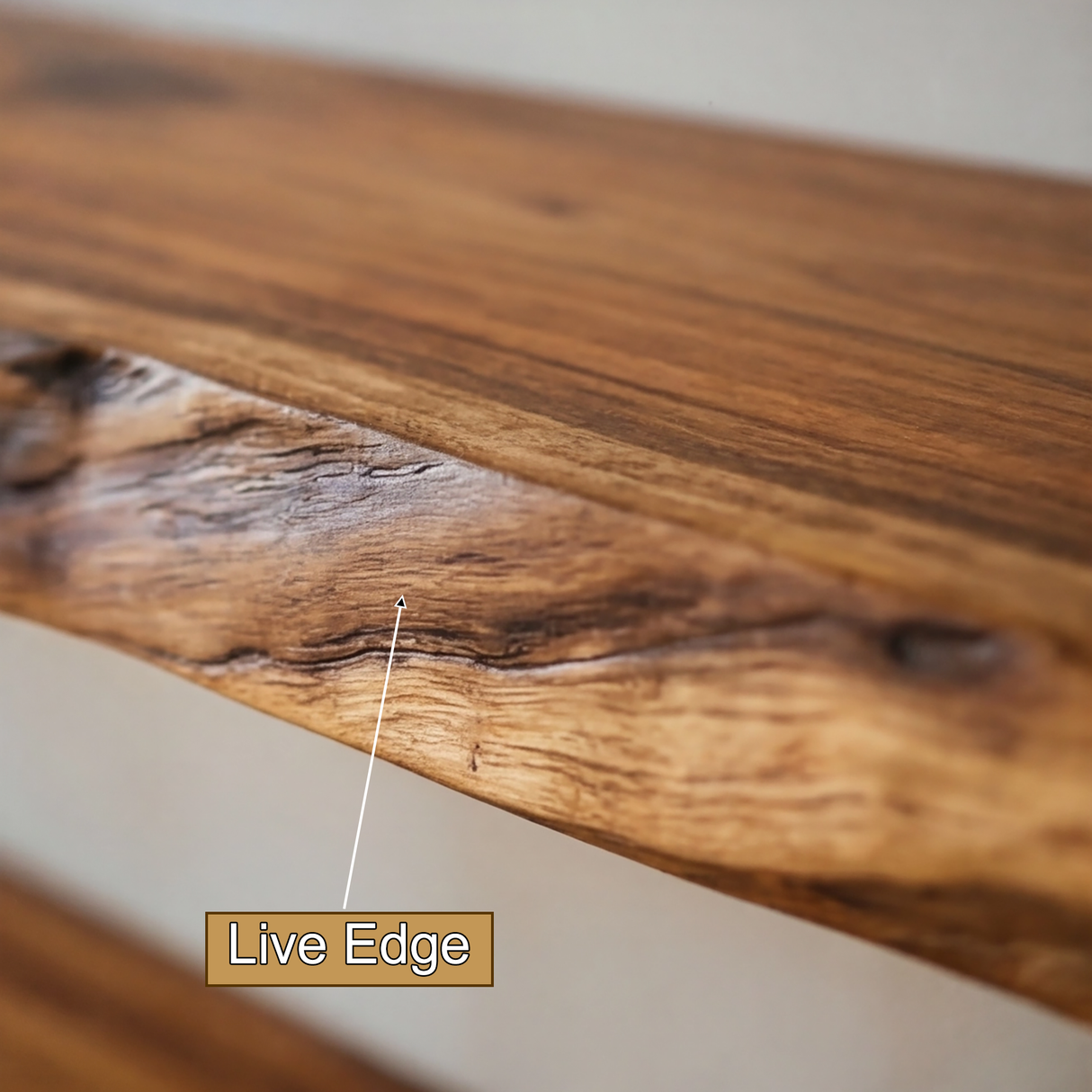 Varneth Live Edge Solid Wood Floating Shelf SPA503125 - Timberustic Floating Shelf