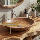 Varneth Treeform Solid Wood Freestanding Bathroom Vanity - Timberustic Freestanding Bathroom Vanity
