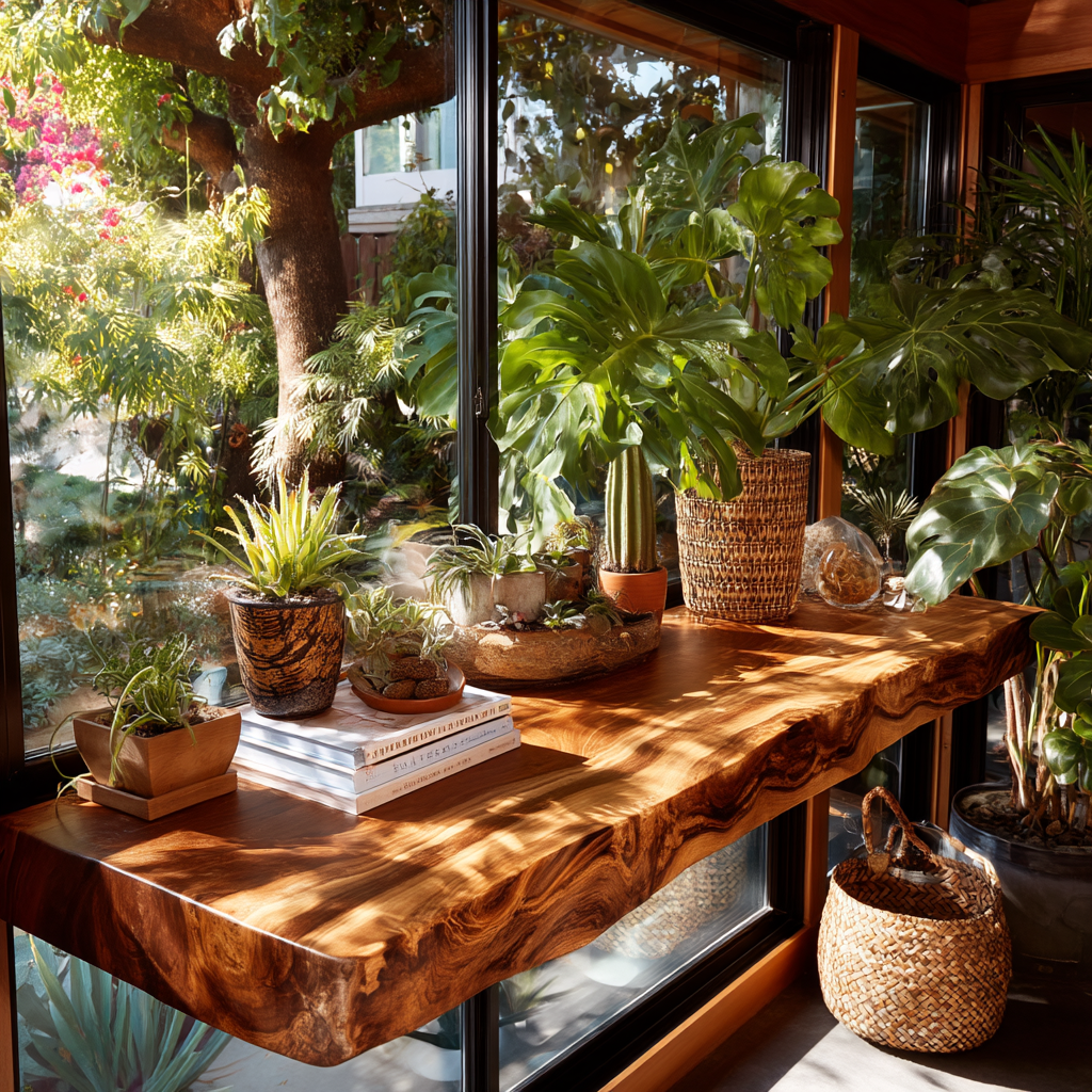 Velanor Live Edge Solid Wood Floating Shelf SPA152159 - Timberustic Floating Shelf