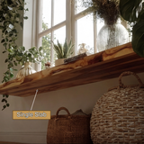 Velaris Live Edge Solid Wood Floating Shelf SPA159639 - Timberustic Floating Shelf