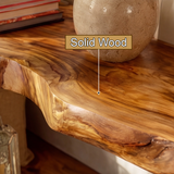 Velaro Live Edge Solid Wood Floating Shelf SPA680985 - Timberustic Floating Shelf