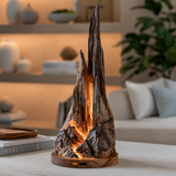 Velkaris Sculpted Mountain Table Lamp - Timberustic Table Lamp