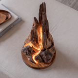 Velkaris Sculpted Mountain Table Lamp - Timberustic Table Lamp
