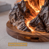 Velkaris Sculpted Mountain Table Lamp - Timberustic Table Lamp