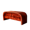 Velmior Arc Solid Wood Bathroom Vanity with Drawers Mahogany - Timberustic Freestanding Bathroom Vanity with Drawers