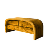 Velmior Arc Solid Wood Bathroom Vanity with Drawers Teak - Timberustic Freestanding Bathroom Vanity with Drawers