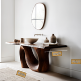 Velmior Sculpted Solid Wood Freestanding Bathroom Vanity SPA288698 - Timberustic Freestanding Bathroom Vanity