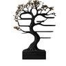 Velmirath Sculpted Solid Wood Tree Bookshelf with Drawers Black - Timberustic Tree Bookshelf