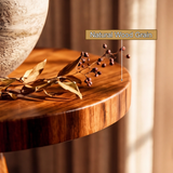 Velmire Solid Wood Pedestal Stand - Timberustic Pedestal Stand