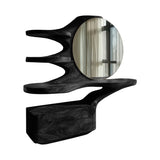 Velmora Handcrafted Solid Wood Cosmetic Table Black - Timberustic Cosmetic Table