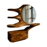 Velmora Handcrafted Solid Wood Cosmetic Table Brown - Timberustic Cosmetic Table
