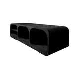 Velmora Handcrafted Solid Wood Floating Bathroom Vanity with Open Storage Black - Timberustic Floating Bathroom Vanity with Open Storage