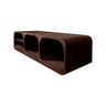 Velmora Handcrafted Solid Wood Floating Bathroom Vanity with Open Storage Dark Walnut - Timberustic Floating Bathroom Vanity with Open Storage