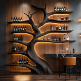 Velmora Illuminated Tree Wine Rack - Timberustic Tree Wine Rack