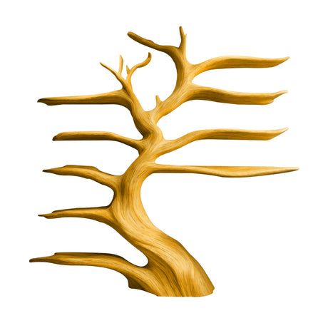 Velmora Illuminated Tree Wine Rack Teak - Timberustic Tree Wine Rack