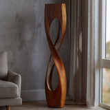 Velmora Sculpted Infinity Integrated LED Wood Floor Lamp SPA263701 - Timberustic Floor Lamp