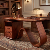Velmora Solid Wood Desk with Drawers - Timberustic Desk With Drawers