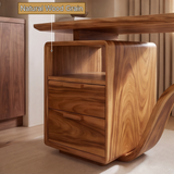 Velmora Solid Wood Desk with Drawers - Timberustic Desk With Drawers