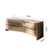 Velmora Wave Solid Wood Bathroom Vanity with Drawers - Timberustic Freestanding Bathroom Vanity with Drawers