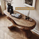 Velmoran Sculpted Solid Wood Console Table - Timberustic Console Table