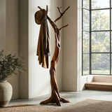 Velmorian Sculpted Solid Wood Tree Coat Rack - Timberustic Tree Coat Rack