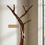 Velmorian Sculpted Solid Wood Tree Coat Rack - Timberustic Tree Coat Rack