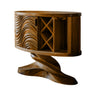 Velmorin Handcrafted Solid Wood Bar Cabinet