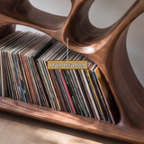Velmorin Handcrafted Solid Wood Record Player Stand SPA156121 - Timberustic Record Player Stand With Storage
