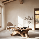 Velmorin Sculpted Solid Wood Coffee Table SPA273467 - Timberustic Coffee Table