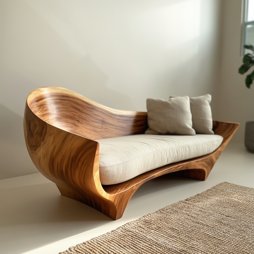 Velmorin Solid Wood Sculpted Sofa - Timberustic Sofa