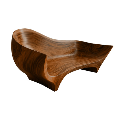 Velmorin Solid Wood Sculpted Sofa Brown - Timberustic Sofa