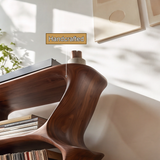 Velnora Handcrafted Solid Wood Record Player Stand SPA208523 - Timberustic Record Player Stand With Storage