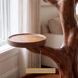 Velorian Handcrafted Solid Wood Tree Branch Parrot Stand SPA288702 - Timberustic Tree Branch Parrot Stand