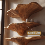 Velorien Live Edge Solid Wood Mushroom Floating Shelf SPA475679 - Timberustic Floating Shelf