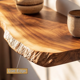 Velorin Live Edge Solid Wood Floating Shelf SPA635142 - Timberustic Floating Shelf