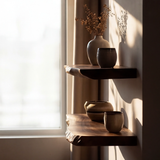 Velorin Live Edge Solid Wood Floating Shelf SPA635142 - Timberustic Floating Shelf