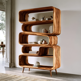 Veloura Handcrafted Solid Wood Bookshelf - Timberustic Bookshelf