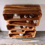 Veloura Handcrafted Solid Wood Bookshelf - Timberustic Bookshelf
