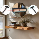 Velthara Live Edge Solid Wood Floating Shelf SPA526984 - Timberustic Floating Shelf