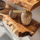 Velthara Live Edge Solid Wood Floating Shelf SPA526984 - Timberustic Floating Shelf