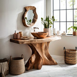 Velthora Rootform Solid Wood Freestanding Bathroom Vanity SPA576801 - Timberustic Freestanding Bathroom Vanity